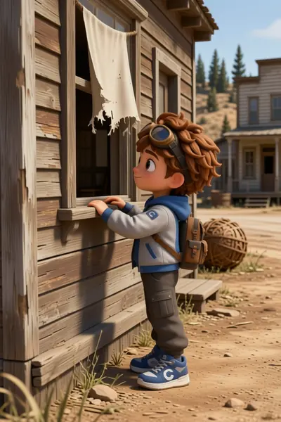 Bodie Ghost Town coloring page in color