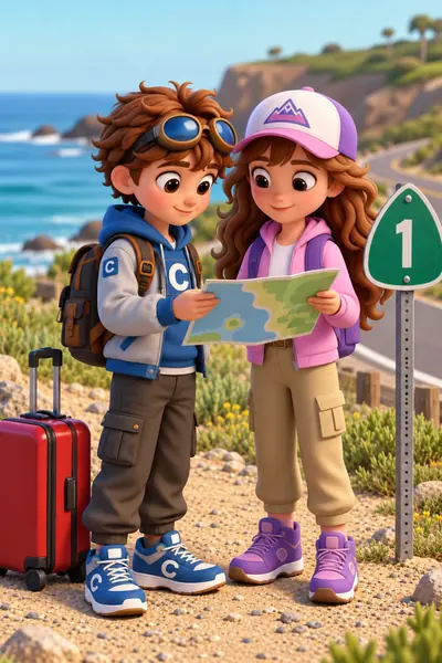 Road Trip Finale coloring page in color